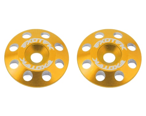Exotek Flite V2 16mm Aluminum Wing Buttons (2) (Gold)