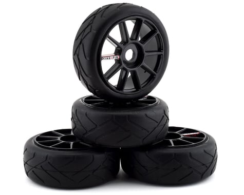 Firebrand RC Kingpin ST Pre-Mounted On-Road Tires (4) (Black)