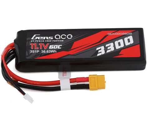 Gens Ace 3s LiPo Battery 60C (11.1V/3300mAh)