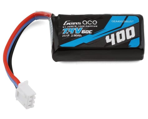 Gens Ace 2s LiPo Battery 60C (7.4V/400mAh)