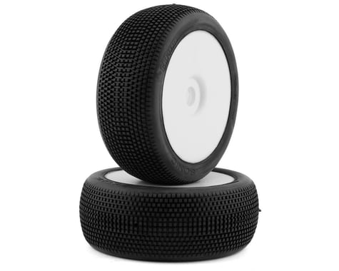 GRP Tyres Sonic Pre-Mounted 1/8 Buggy Tires (2) (White) (Medium)