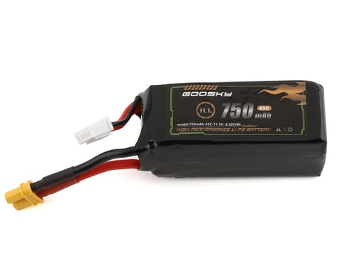 GooSky 3S 45C LiPo Battery (11.1V/750mAh) w/XT30 Connector