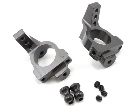 HB Racing Aluminum Front Spindle Carrier Set (10°)