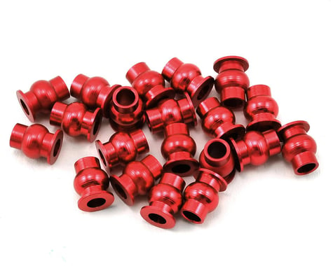 Hot Racing Red Aluminum Suspension Pivot Balls (20) HRASCP160B02