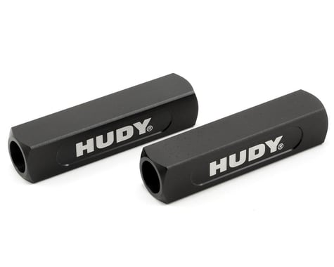 Hudy 20mm Droop Gauge Chassis Support Blocks (2) (1/10 - 1/8 On Road)