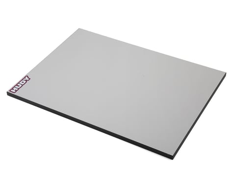 Hudy 1/10 & 1/12 On-Road Flat Set-Up Board (Lightweight) (Grey)