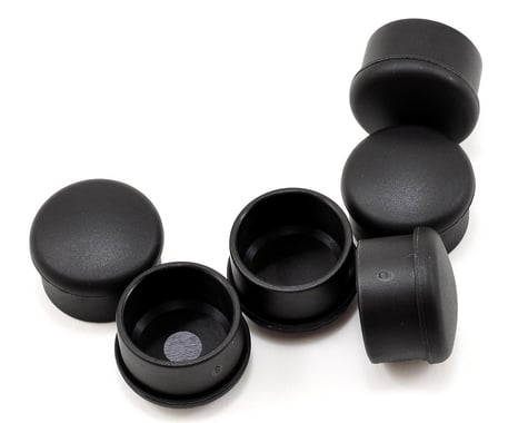 Hudy 22mm Plastic V2 Handle Cap Set (Black) (6)