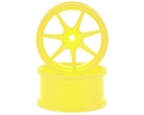 Integra AVS Model T7 High Traction Drift Wheel (Yellow) (2) (5mm Offset)