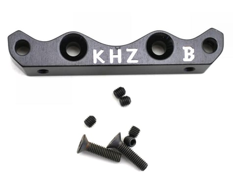 King Headz Kyosho MP777 Front Lower Suspension Holder (B) - Black