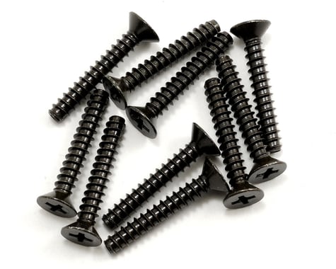 Kyosho 4x25mm Self Tapping Flat Head Phillips Screw (10)