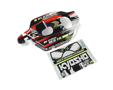 Kyosho Neo 3.0 Painted/Decaled Body Set Red KYOIFB114T2