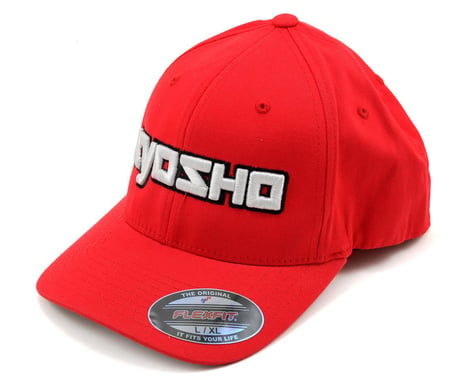 Kyosho "3D" Flexfit Hat (Red) (L/XL)