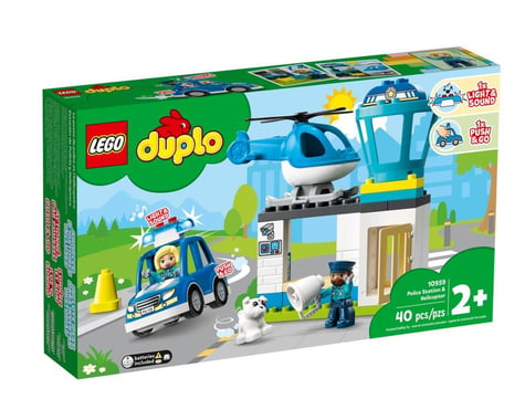 LEGO POLICE STATION + HELICOPTER