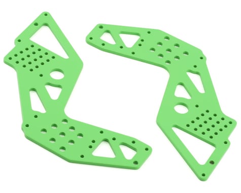 Losi LMT Mega King Sling Rear Chassis Plate (Green) (2)