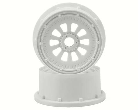 Losi Beadlock Wheel Set White 5IVE-T (2) LOSB7033