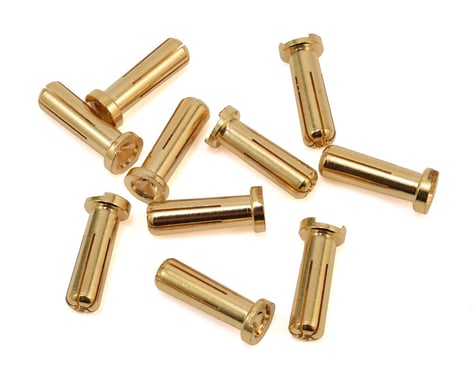 LRP 5mm Gold Works Team Bullet Connectors (10)
