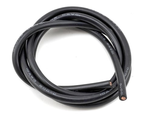 Maclan 10awg Flex Silicon Wire (Black) (3')