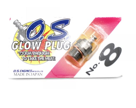 O.S. Engines 8 Glow Plug Standard Long Medium Hot OSM71608001