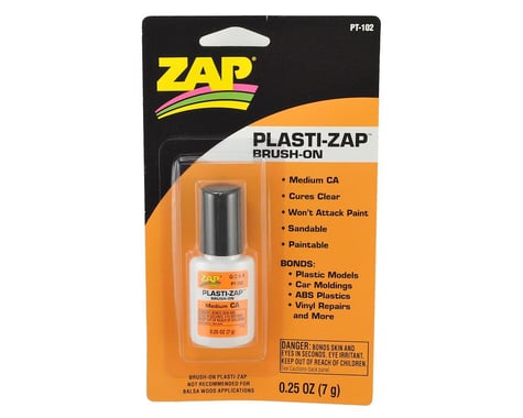 Zap Adhesives Plasti-Zap CA Brush On 1/4oz PAAPT102