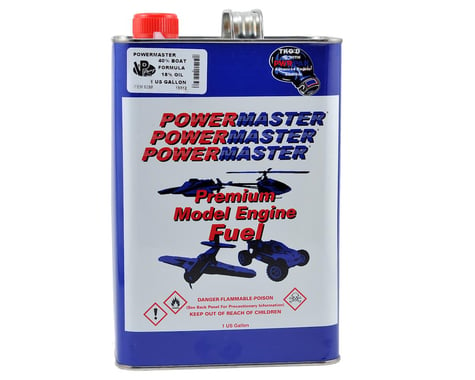 PowerMaster Boat Formula 40% Boat Fuel (18% Castor/Synthetic Blend) (Six Gallons)