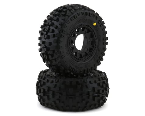 Pro-Line Badlands SC 2.2/3.0 Tires w/Raid Wheels (Black) (2) (M2)