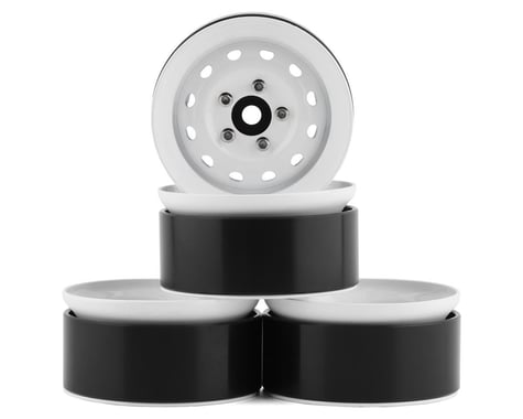 RC4WD Heritage Edition Stamped Steel 1.9" Beadlock Wheels (White) (4)