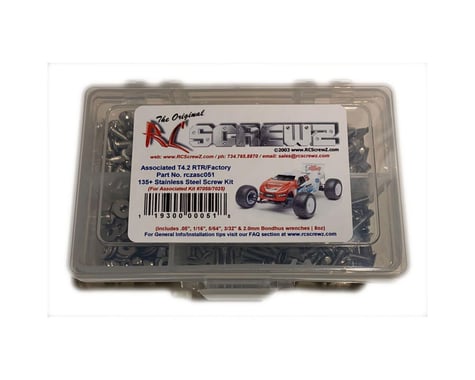 RC Screwz T4.2 Stainless Steel Screw Kit