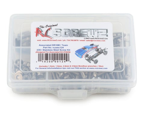 RC Screwz Associated DR10M Stainless Steel Screw Kit