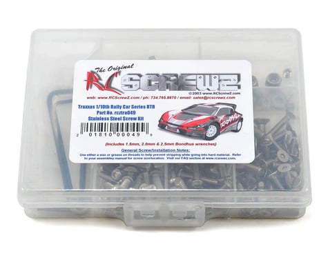RC Screwz Traxxas 1/10 Rally Racer Stainless Steel Screw Kit