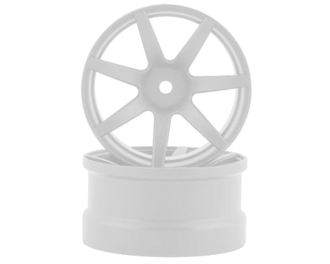 Reve D JD7 Drift Wheel (White) (2) (8mm Offset)