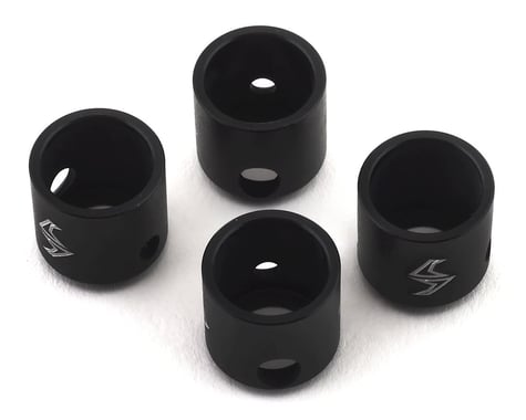 Samix SCX10 III Aluminum Driveshaft Cups (Black) (4)