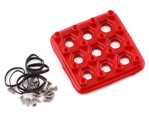 Sideways RC Scale Drift Bumper Retainers (Red)