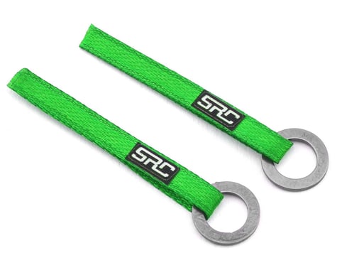 Sideways RC Scale Drift Nylon Tow Sling w/Ring Hook (Green) (2)