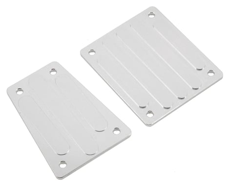 ST Racing Concepts Axial EXO Aluminum Front & Rear Skid Plates (Silver)