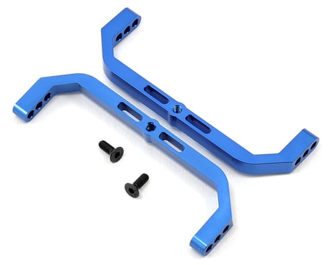 ST Racing Concepts Aluminum Lateral Chassis Braces (Blue) (2)