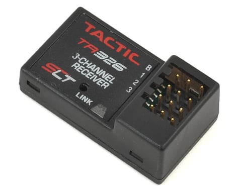 Tactic 3-Channel 2.4GHZ SLT HV Receiver Only Nero TACL0326