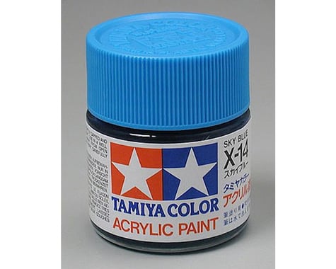 Tamiya X-14 Sky Blue Gloss Finish Acrylic Paint (23ml)