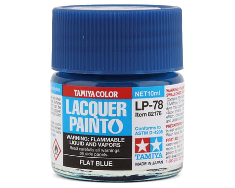 Tamiya LP-78 Flat Blue Lacquer Paint (10ml)