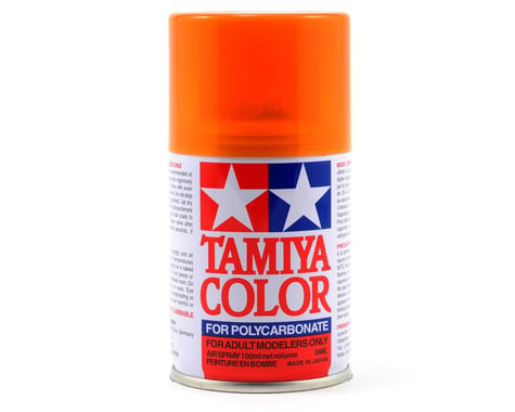 Tamiya PS-43 Polycarbonate Spray Translucent Orange Paint 3oz TAM86043