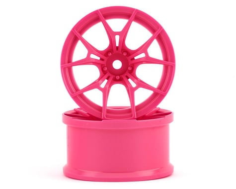 Topline FX Sport Multi-Spoke Drift Wheels (Pink) (2) (6mm Offset)
