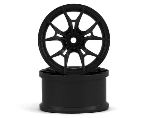 Topline FX Sport Multi-Spoke Drift Wheels (Black) (2) (8mm Offset)