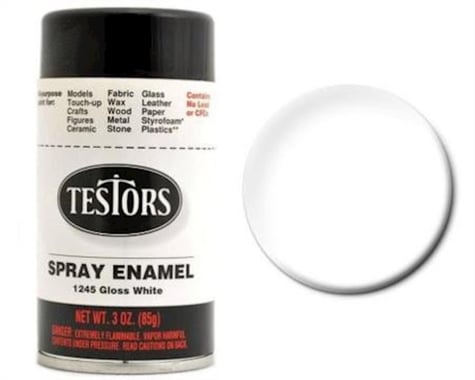 Testors Spray Enamel (White)(3oz)