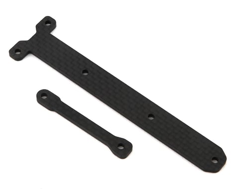 Team Losi Racing Carbon Chassis Brace Support Set for 22X-4 TLR231088