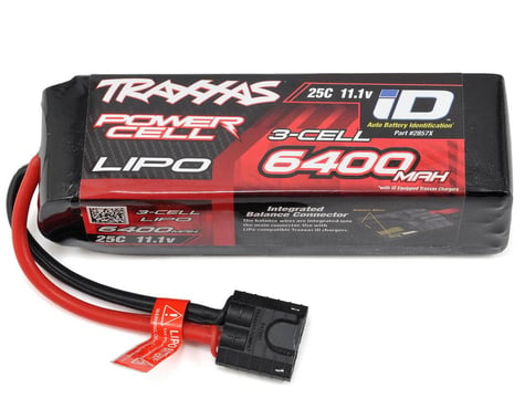 Traxxas 6400mAh 11.1V 3C 25C LiPo with Auto Battery iD TRA2857X