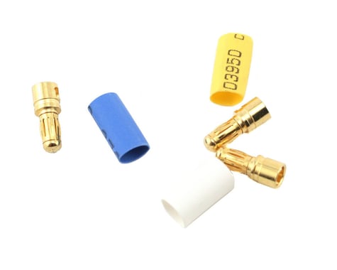 Traxxas Bullet Connectors Male 3.5mm Heat Shrink (3) TRA3342