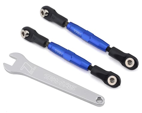 Traxxas 73mm TUBES Blue-Anodized 7075-T6 Aluminum Rear Camber Links (2) TRA3644X