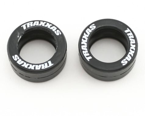 Traxxas Rubber Tires Wheelie Bar Wheels (2) TRA5185
