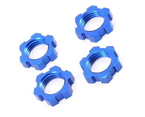 Traxxas Wheel Nuts Splined 17mm Blue-Anodized Revo/T-Maxx 3.3/E-Revo/Summit (4) TRA5353