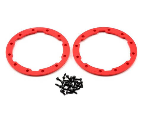 Traxxas Sidewall Protector Beadlock Style Red (2) TRA5667