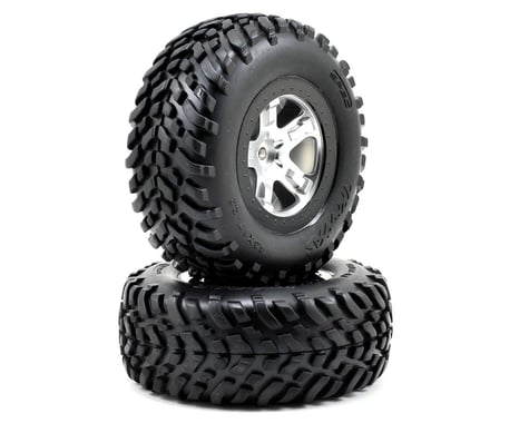 Traxxas Tire/Wheel Assembled Black Beadlock Fr/Re (2) TRA5873X